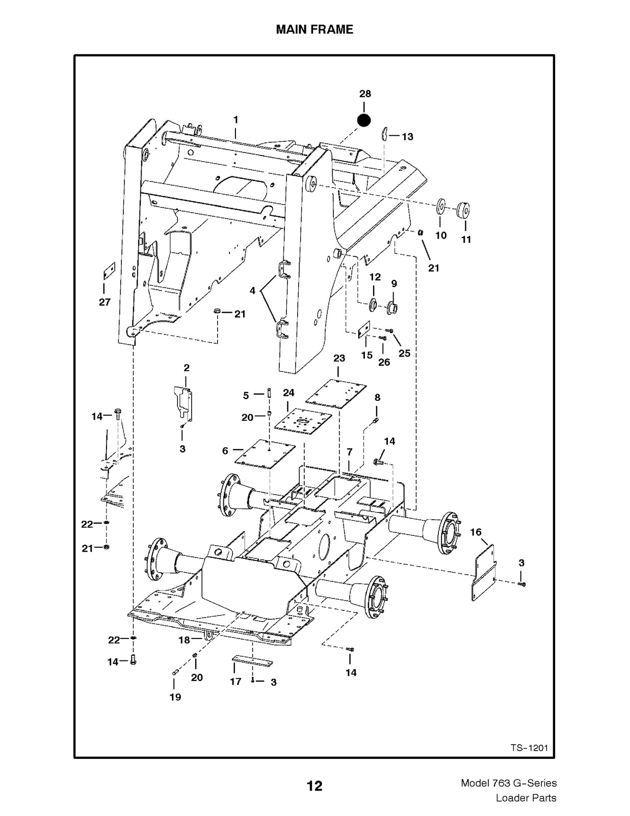 BOBCAT 763 G-Series Parts Manual SN 512250001 512450001 512620001 Up – BOUND