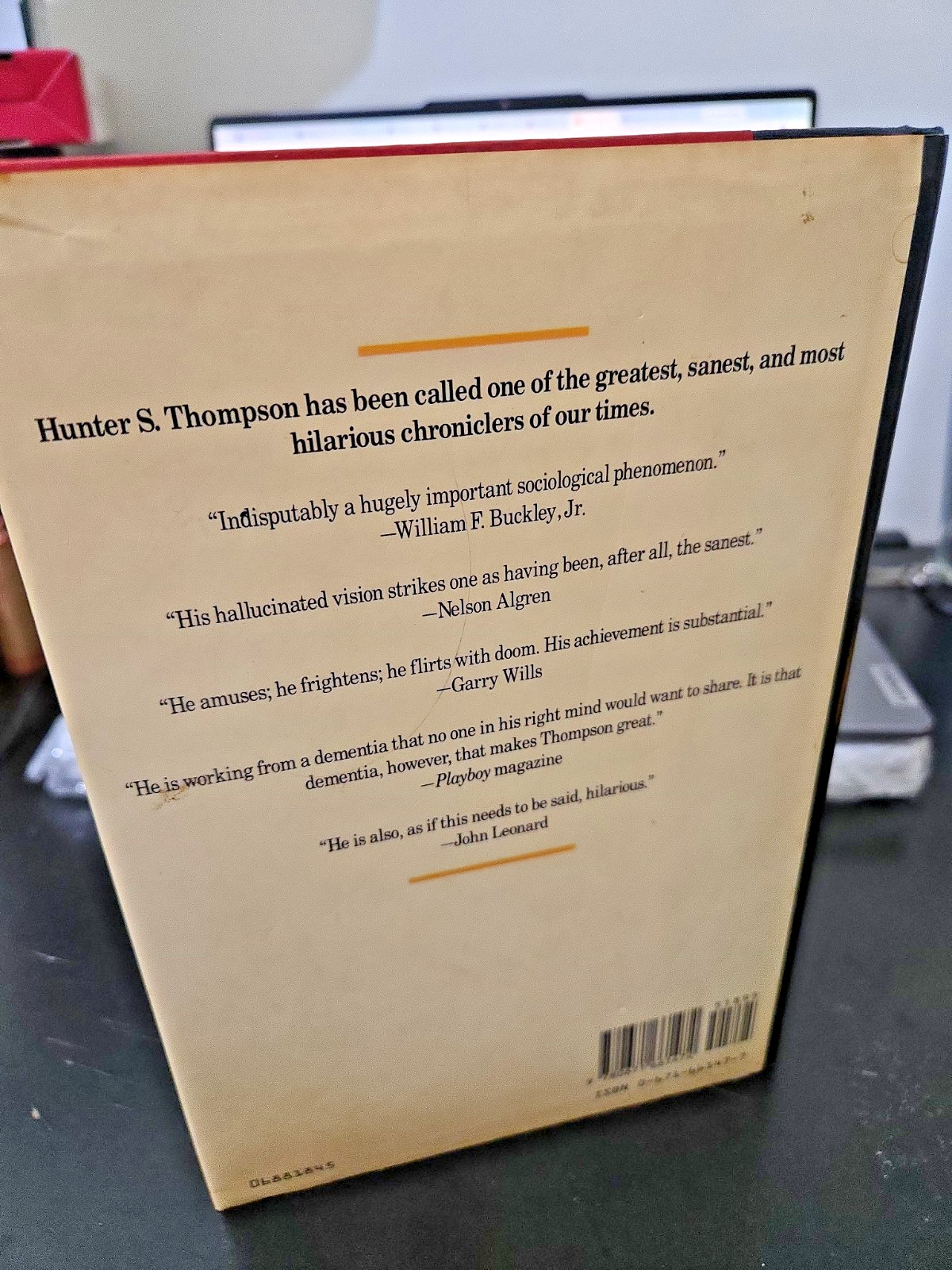 HUNTER S. THOMPSON GENERATION OF SWINE GONZO PAPERS VOL 2 1st EDITION 1st PRINT