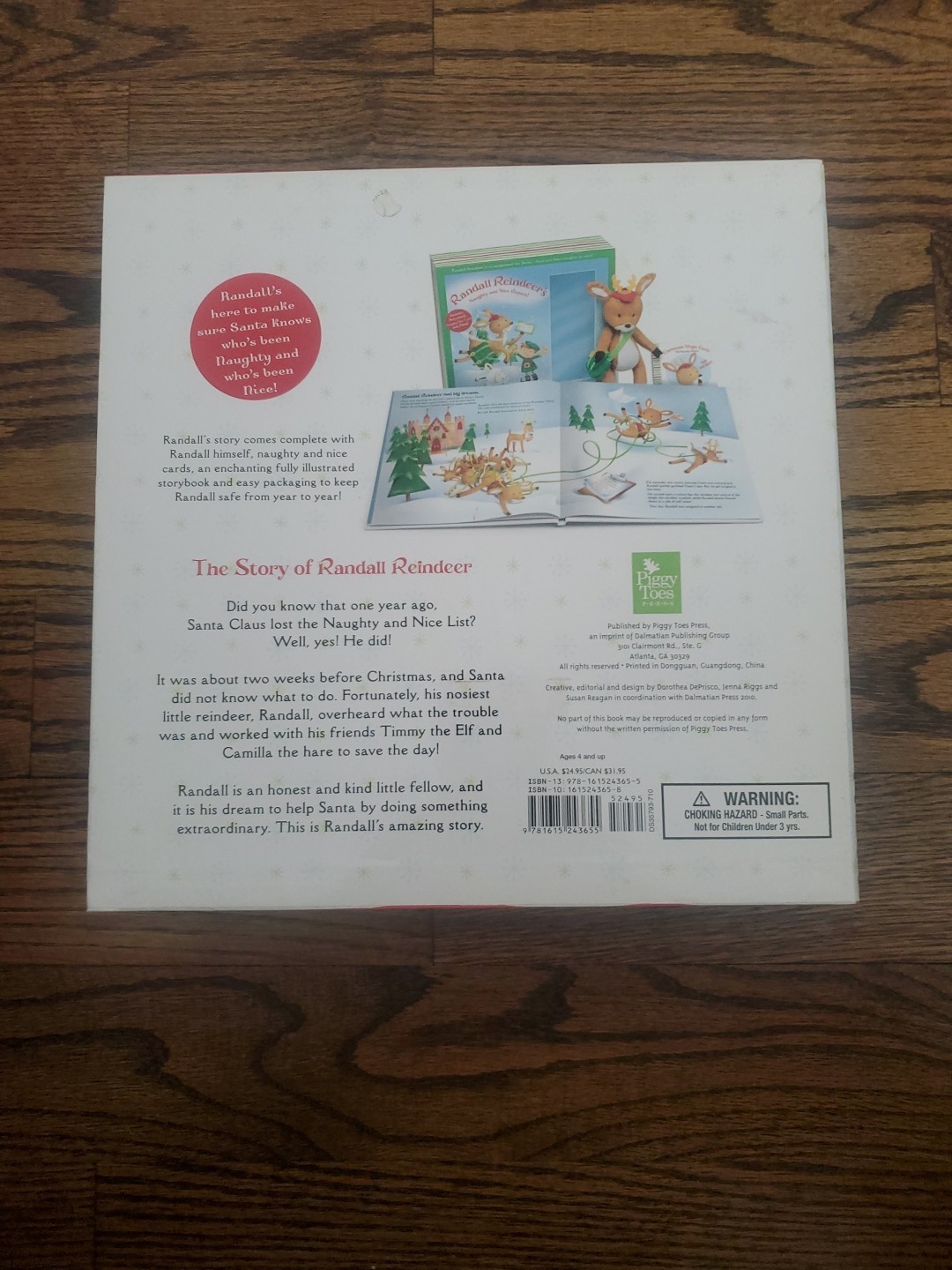 Randall Reindeer’s Naughty and Nice Report by Dorothea DePrisco 2011 BRAND NEW!!