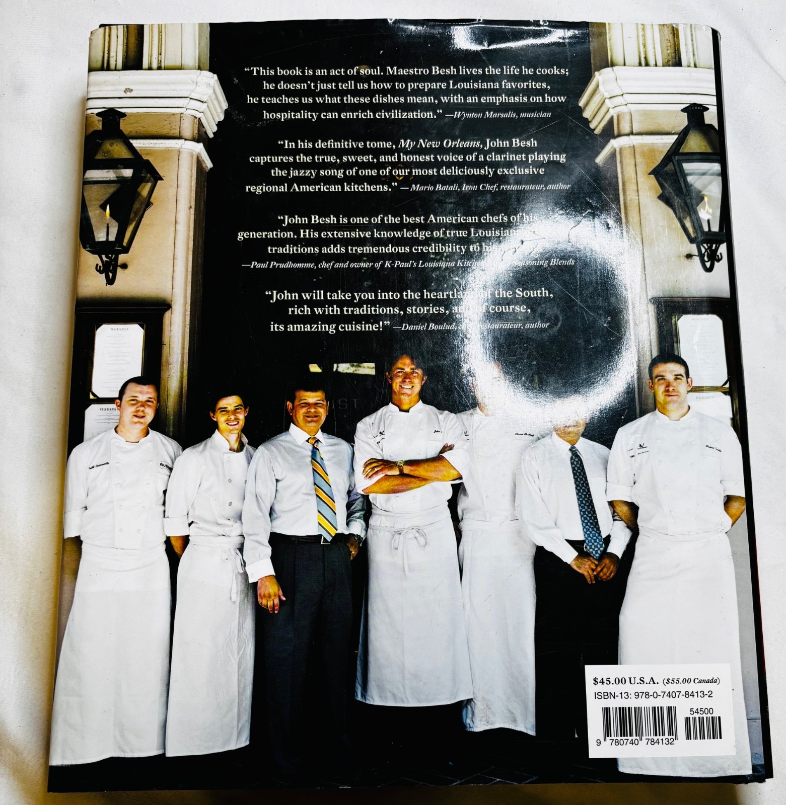 SIGNED John Besh My New Orleans Cookbook Hardcover Cajun Creole Recipes Stories