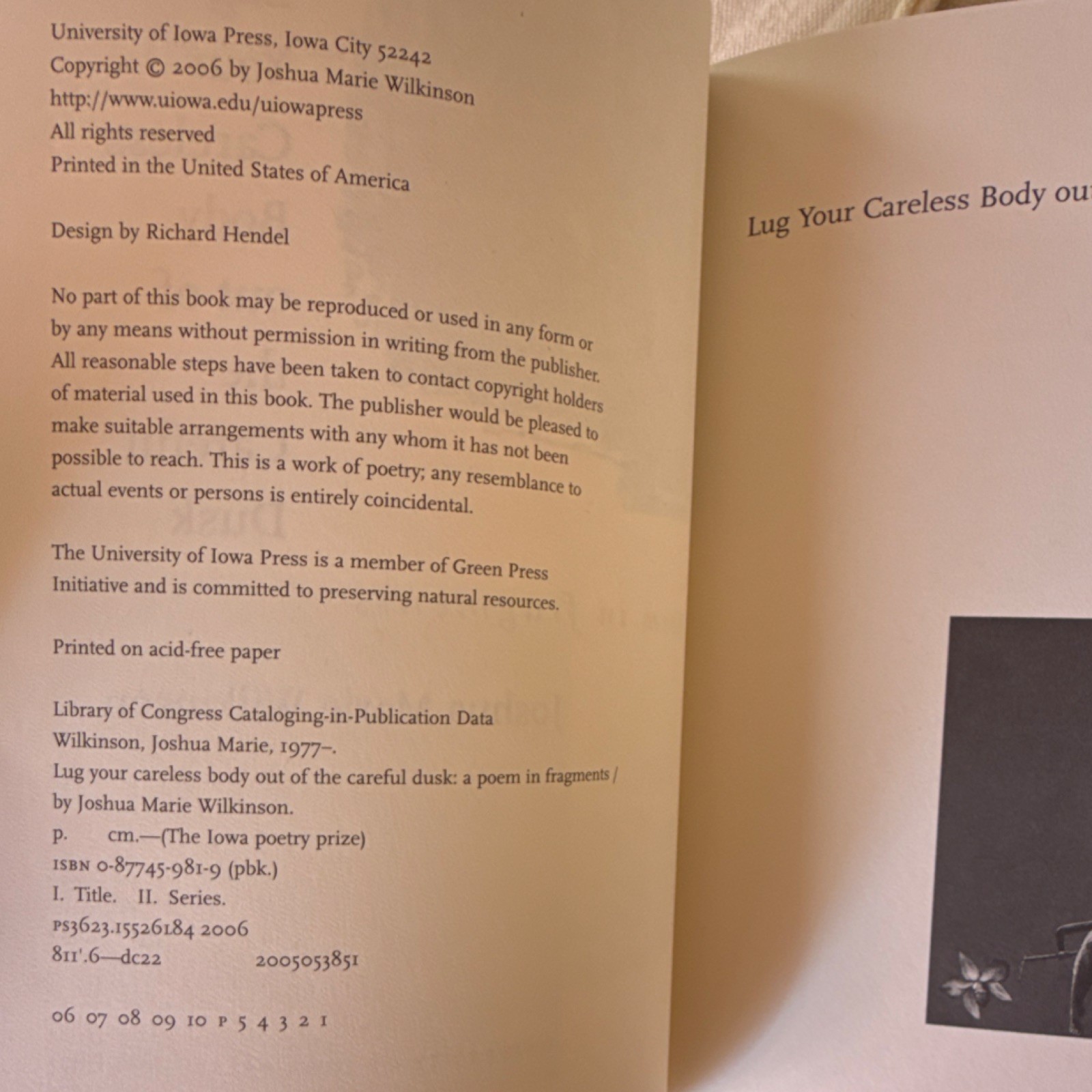Joshua Marie Wilkinson, Lug Your Careless Body Out of the Careful Dusk (Paperba…
