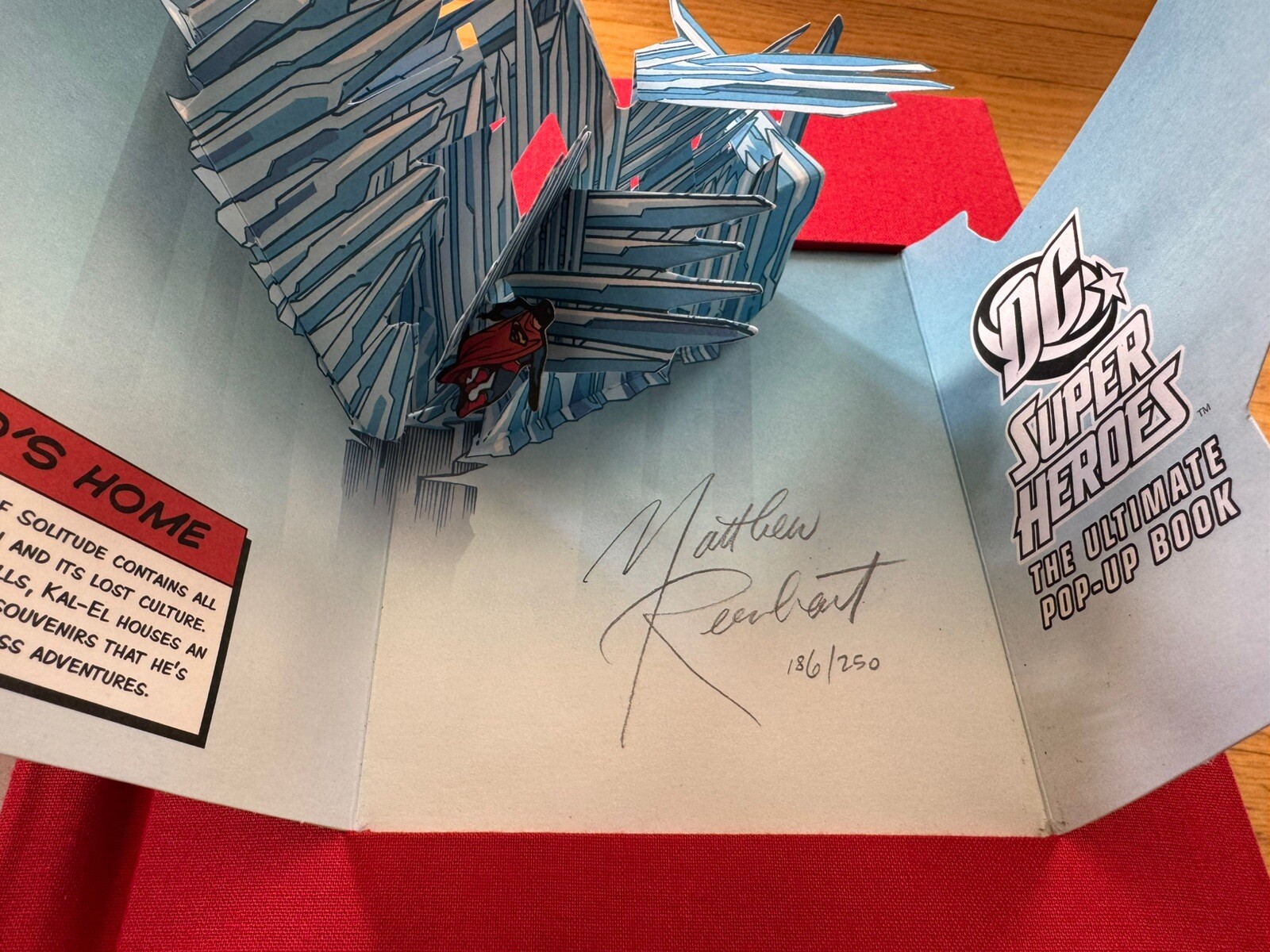 Limited Edition: DC Super Heros Pop Up Book Matthew Reinhart Signed Numbered 1st
