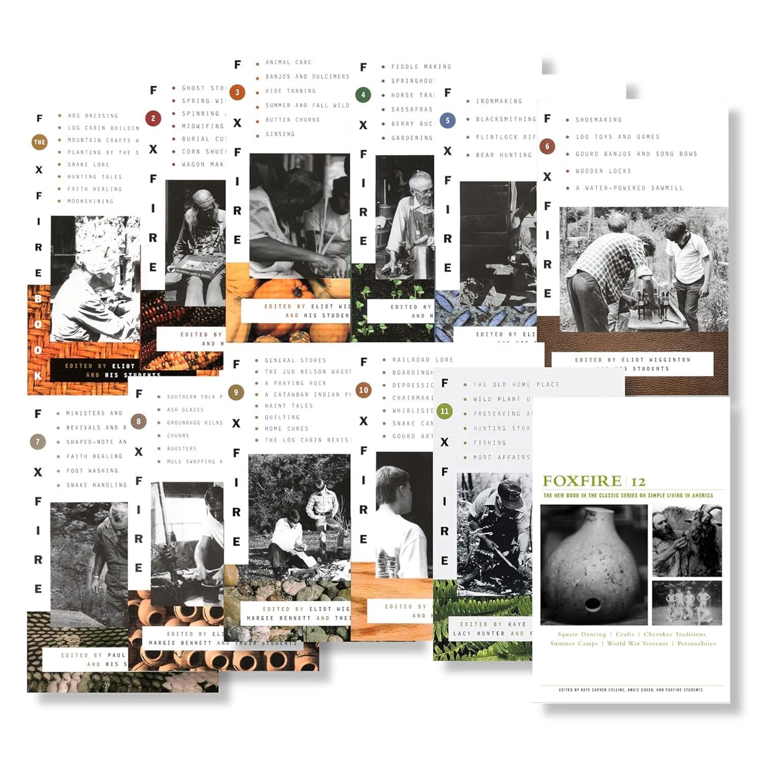 The Foxfire Books Complete Series, 12-Book Set on Homesteading, Survival Skills