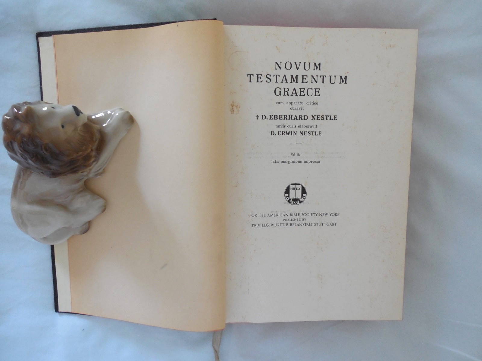 Nestle & Nestle, 21st Edition Novum Testamentum Graece ©1952 HC in LIKE NEW cond
