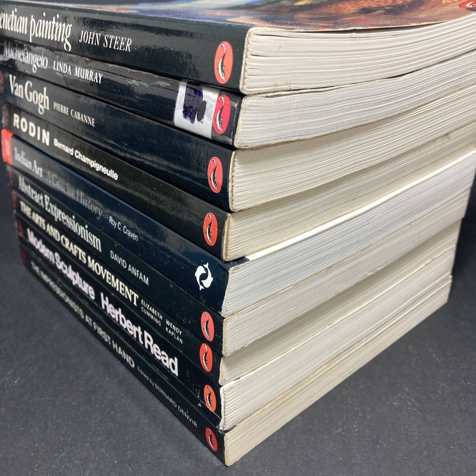 Lot Of 9 | Thames & Hudson | World Of Art Books – Michelangelo, Van Gogh, + more