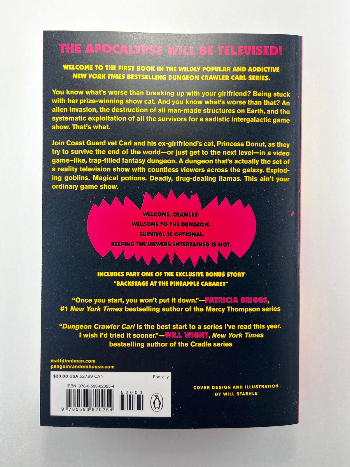 Dungeon Crawler Carl (6th print) (Signed by Jeff Hays, Narrator of Dungeon Crawl