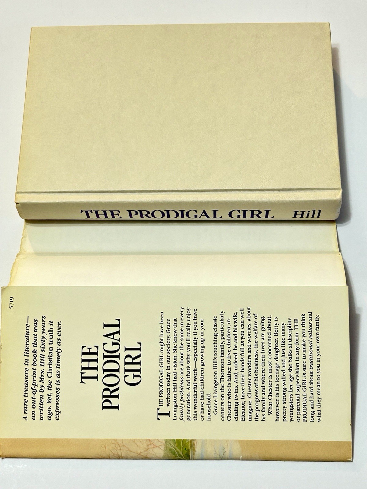 The Prodigal Girl – Grace Livingston Hill Special Family Bookshelf edition: 1989