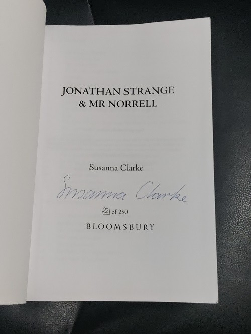 Signed Susanna Clarke Jonathan Strange Mr. Norrell Limited Edition #221 SC Fine