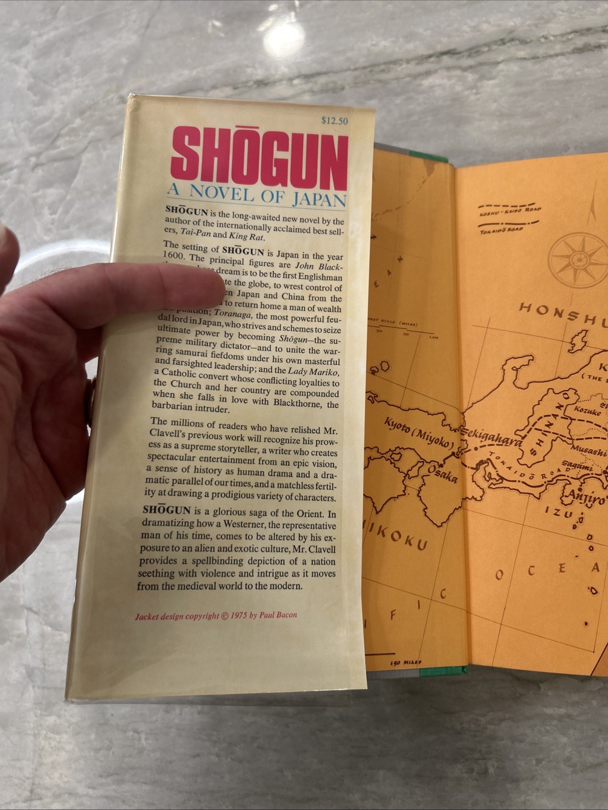 SHOGUN by James Clavell – 1st Edition 1975 Hardcover w/DJ – 1st Edition/Printing