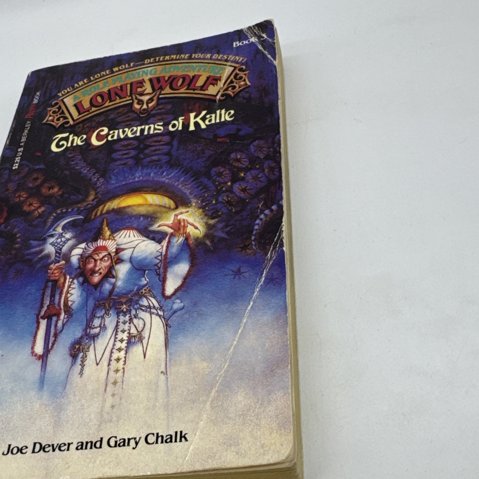 LOT OF 5 LONE WOLF BOOKS – ROLE PLAYING ADVENTURE BOOK 1, 2, 3, 5, 10 – RARE HTF