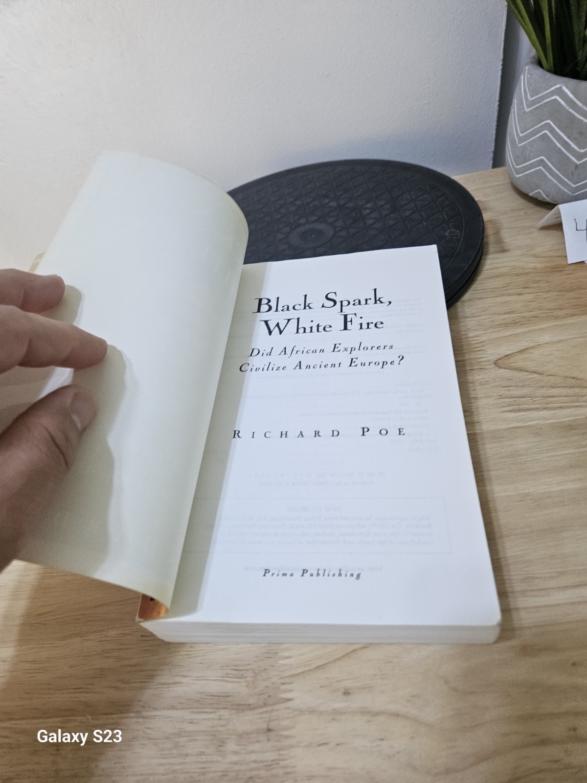 Black Spark, White Fire :Did African Explorers Civilize Ancient Europe? 1999 PB