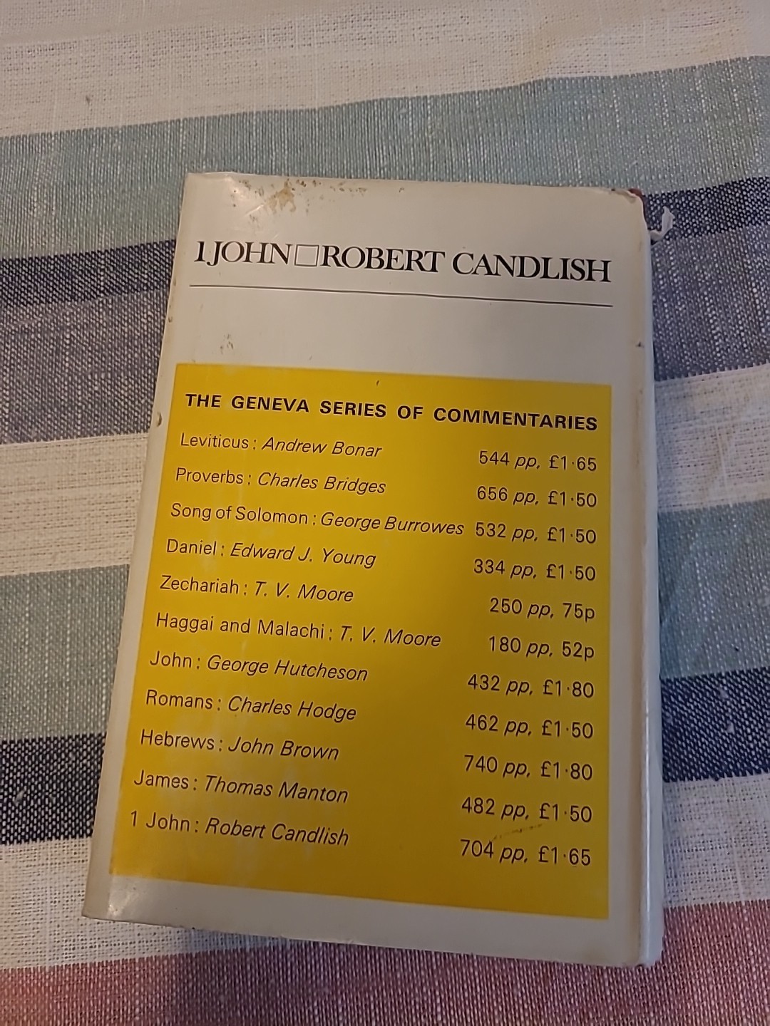 1 John (Geneva S) by Candlish, Robert S Banner of Truth
