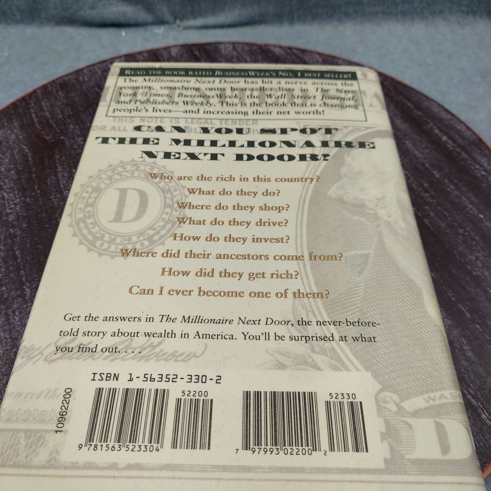 The Millionaire Next Door Hardcover Book By Thomas J. Stanley & William D. Danko