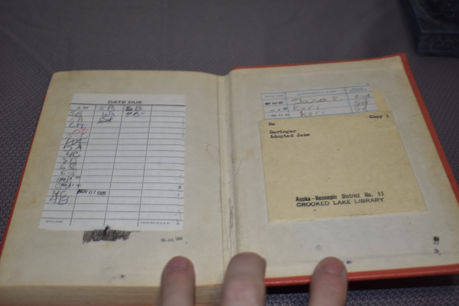 Adopted Jane by Helen Fern Daringer (1st Edition/Later Print, 1947, ex-library)