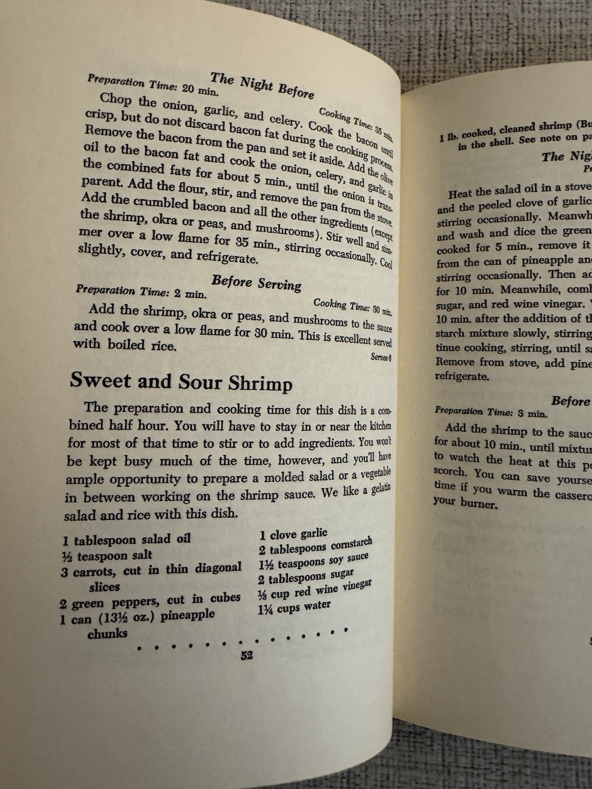 Working Wives Cook Book Zavin Stuart 1963 HC DJ Vintage Make Ahead