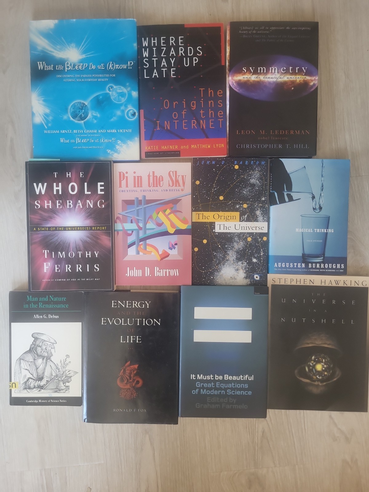 Lot Of 11 Science Nerdy Books