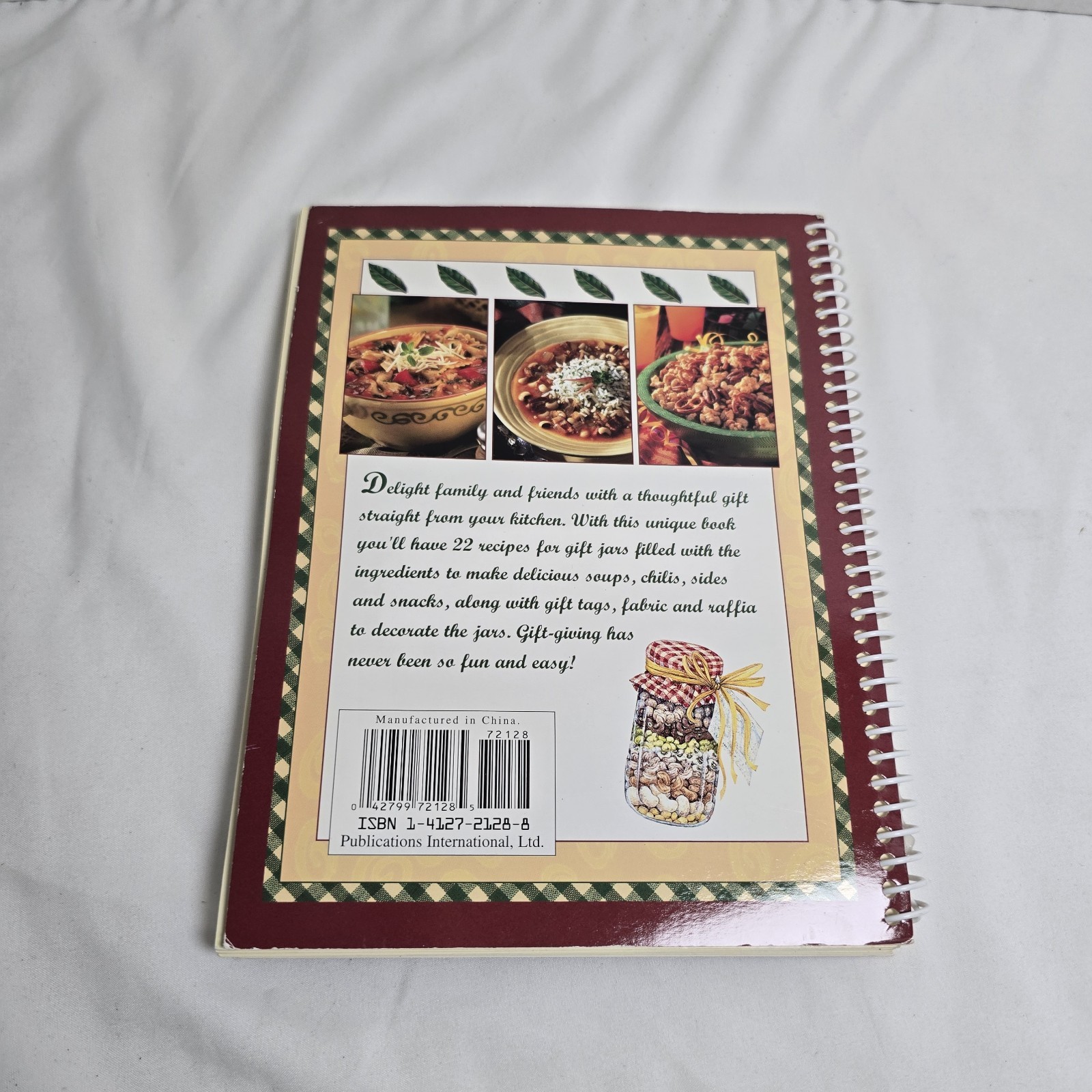 Gifts from a Jar: Soups, Chilis & More Cookbook Recipes To Mix & Give 2004 NEW