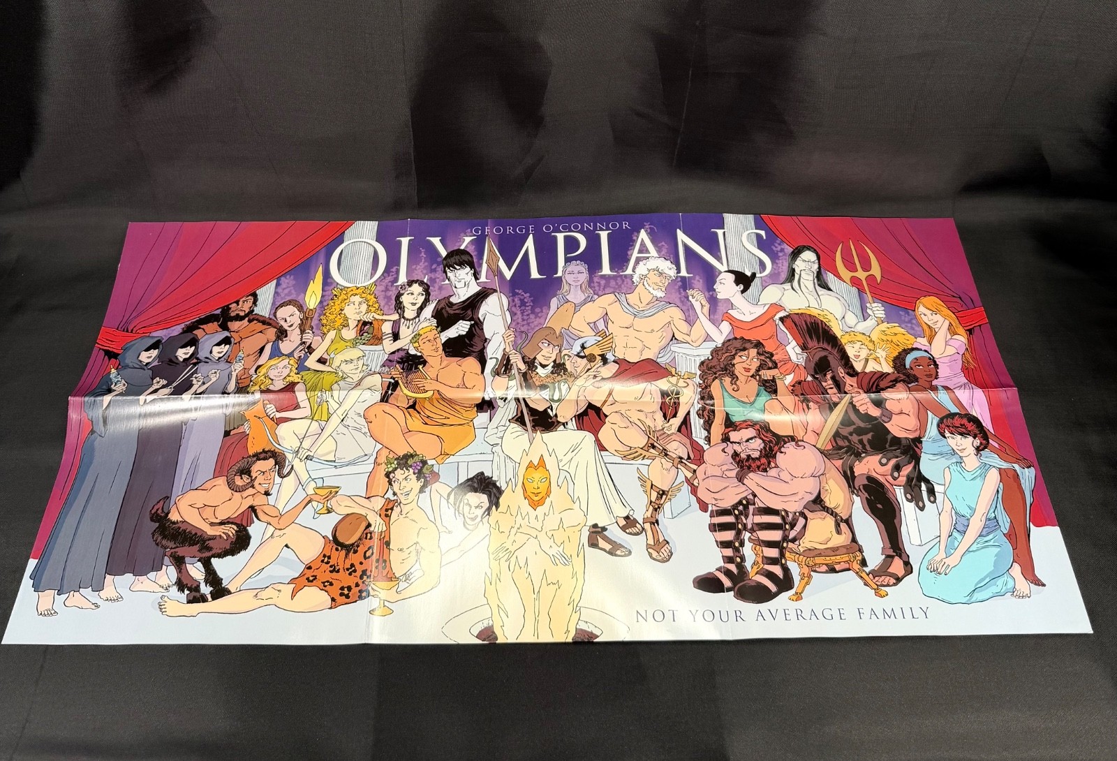Olympians Volumes 1-6 Paperback Box Set by George O’Connor (2014) w/Poster!