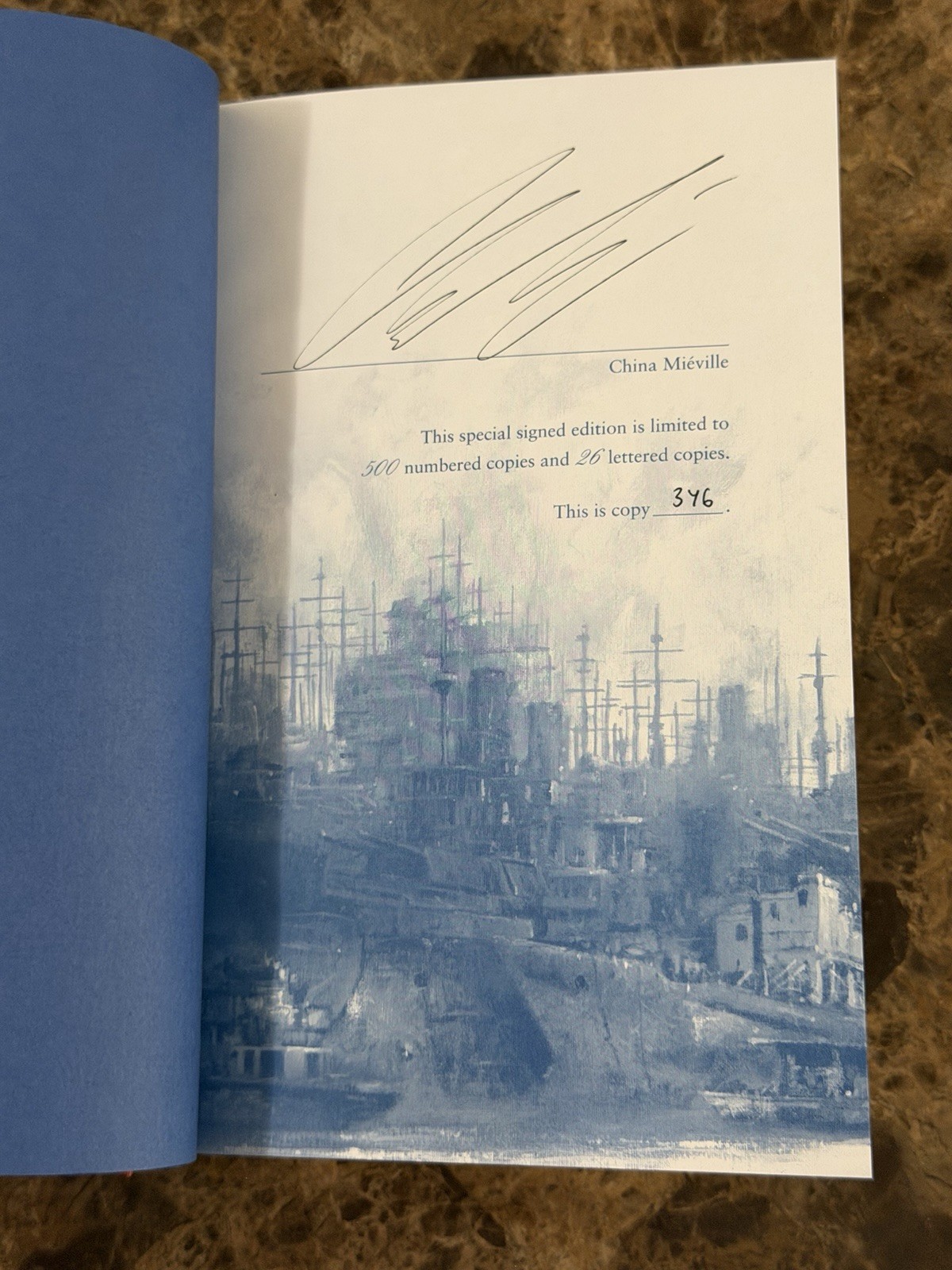 China Mieville The Scar Subterranean Signed Numbered Embassytown City & The City