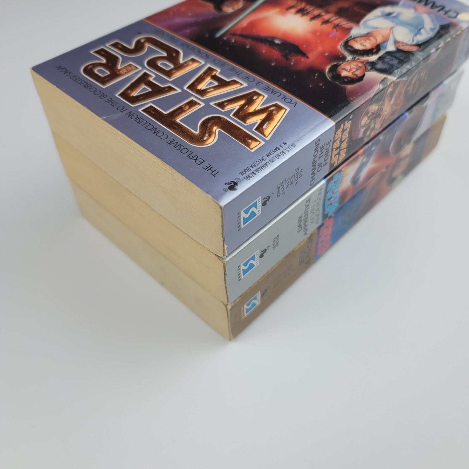 Star Wars Jedi Academy Trilogy Complete Lot 1-3 Kevin J Anderson Vintage 1994