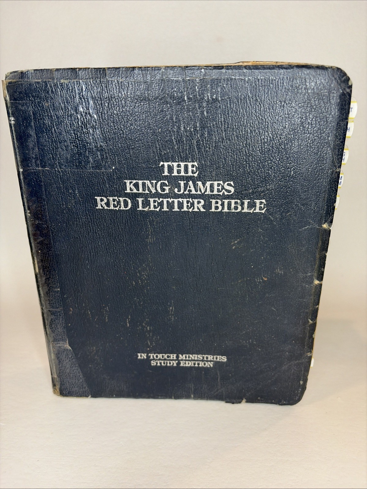The King James Red Letter Bible In Touch Ministries Study Edition, W/ Dividers