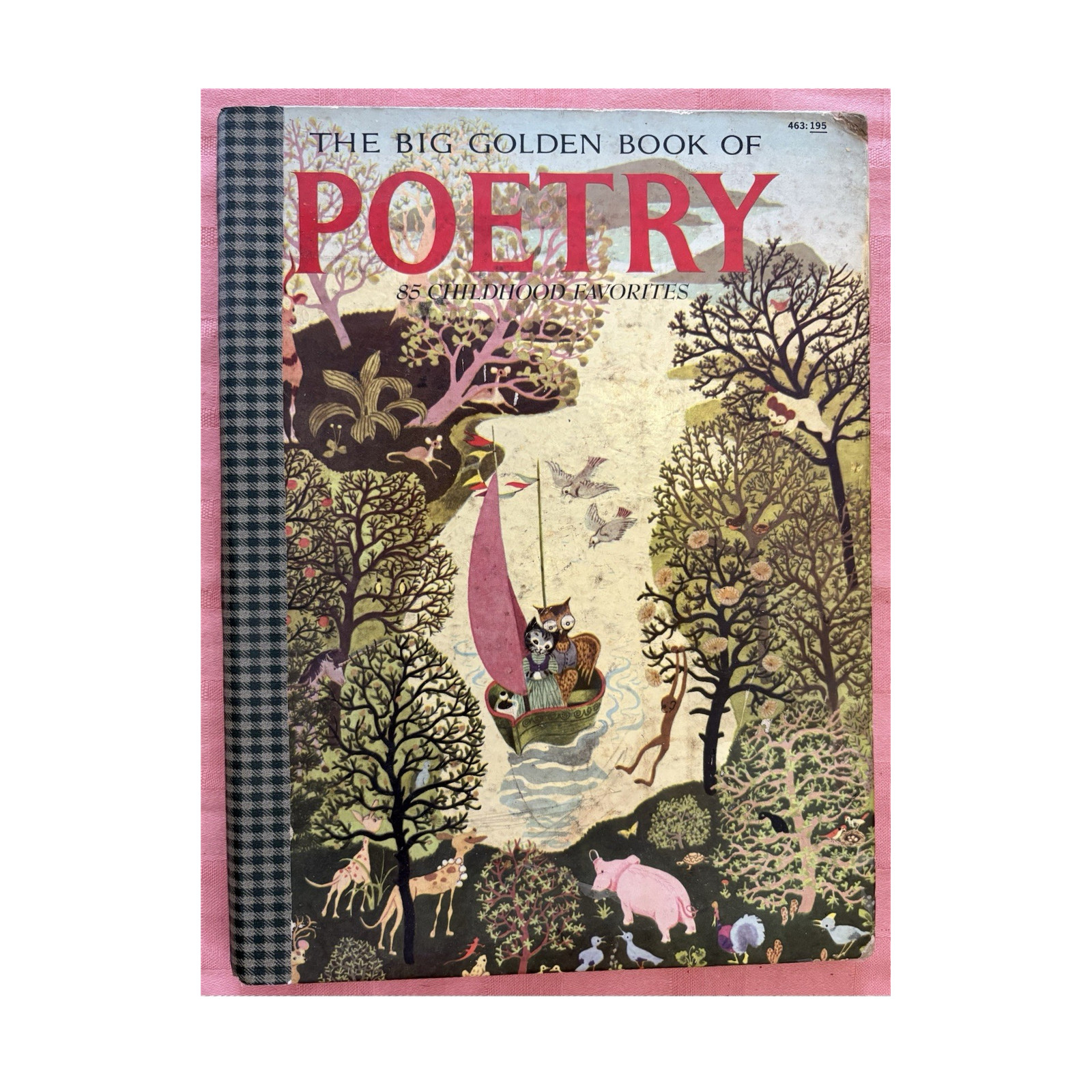 The Big Golden Book of Poetry HC Illustrated Golden Press 1940s Ages 4-8