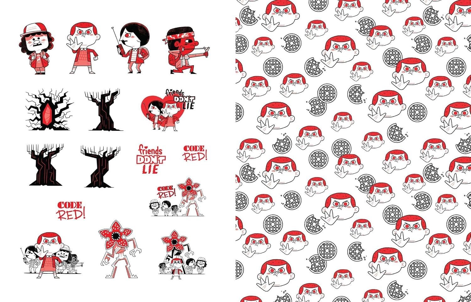 Stranger Things World of Stickers Art Inspired by the Series Book