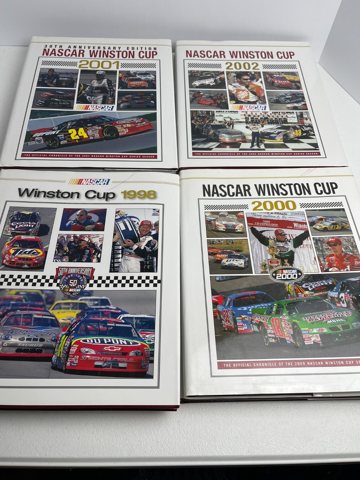 Massive Lot of Nascar Winston Cup and Misc Hardcover Books Collectible VTG (26)