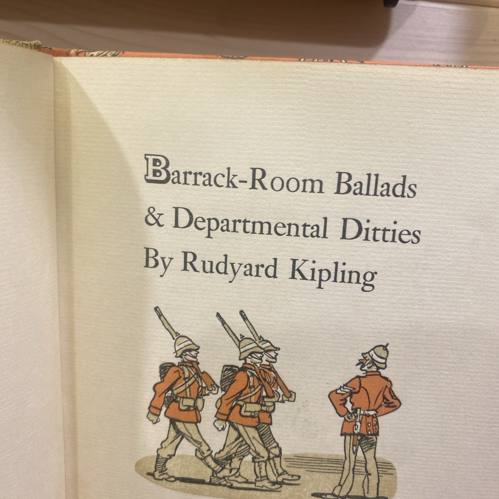 Barrack-Room Ballads By Rudyard Kipling Dec. By Fritz Kredel, Peter Pauper Press