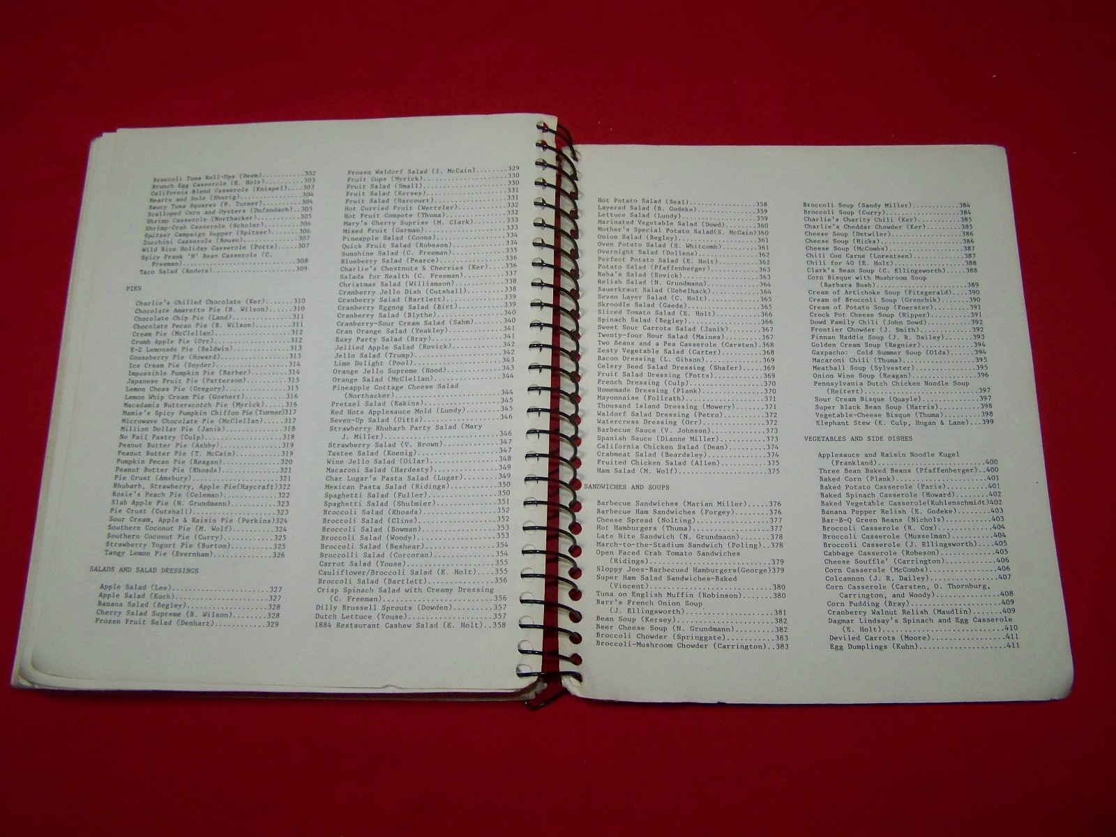 Indiana Federation of Republican Women Cookbook 433 pages 700+ recipes