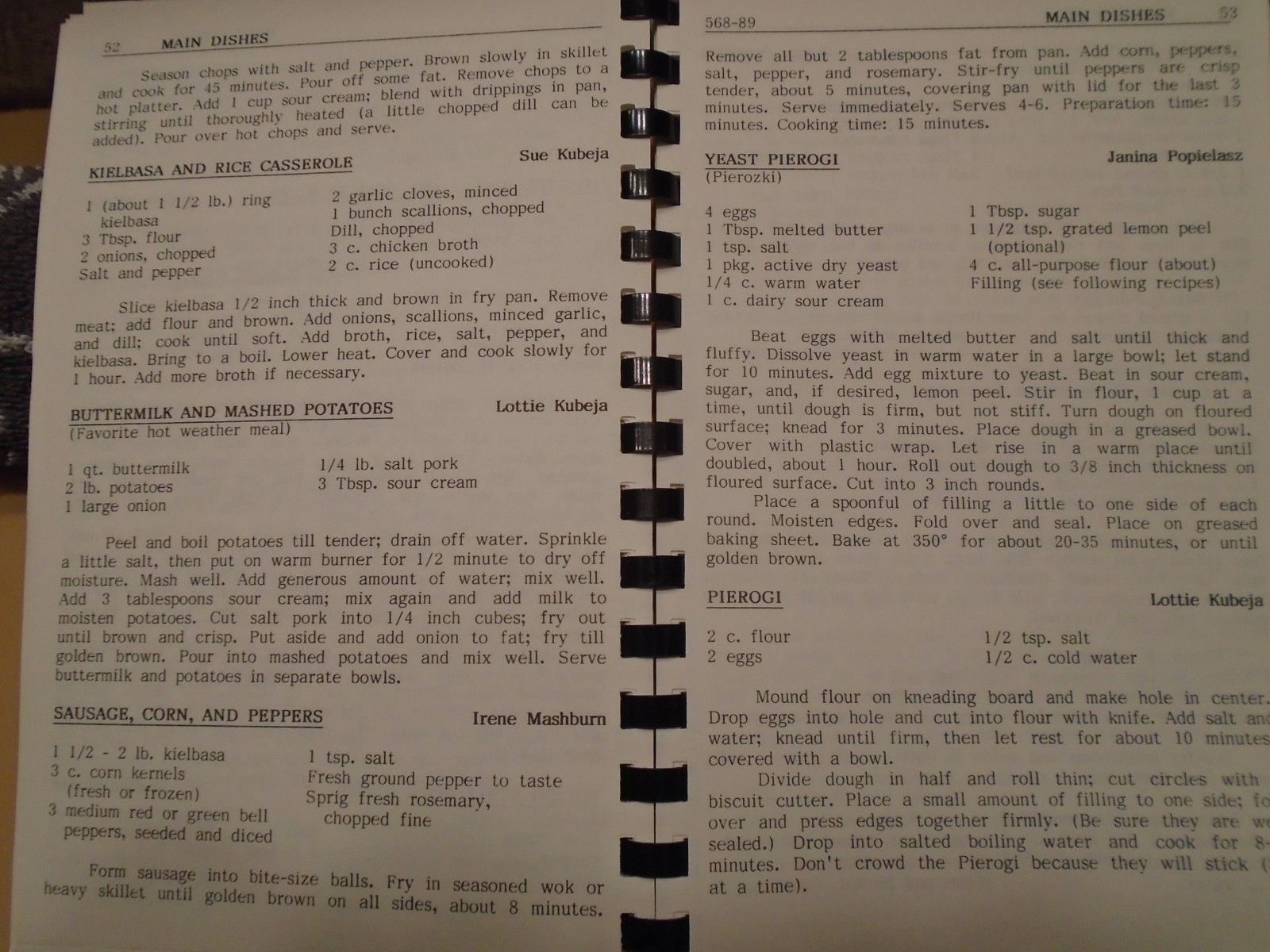 Vtg Polish American Club COOKBOOK 1989 Albuquerque, New Mexico ETHNIC Heritage