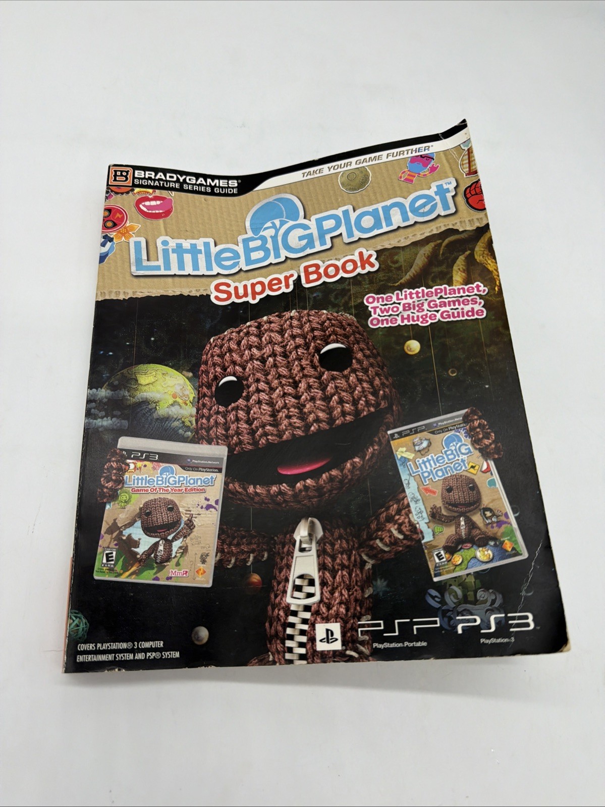 LittleBigPlanet Super Book Brady Games Signature Series Strategy Guide PS3 / PSP