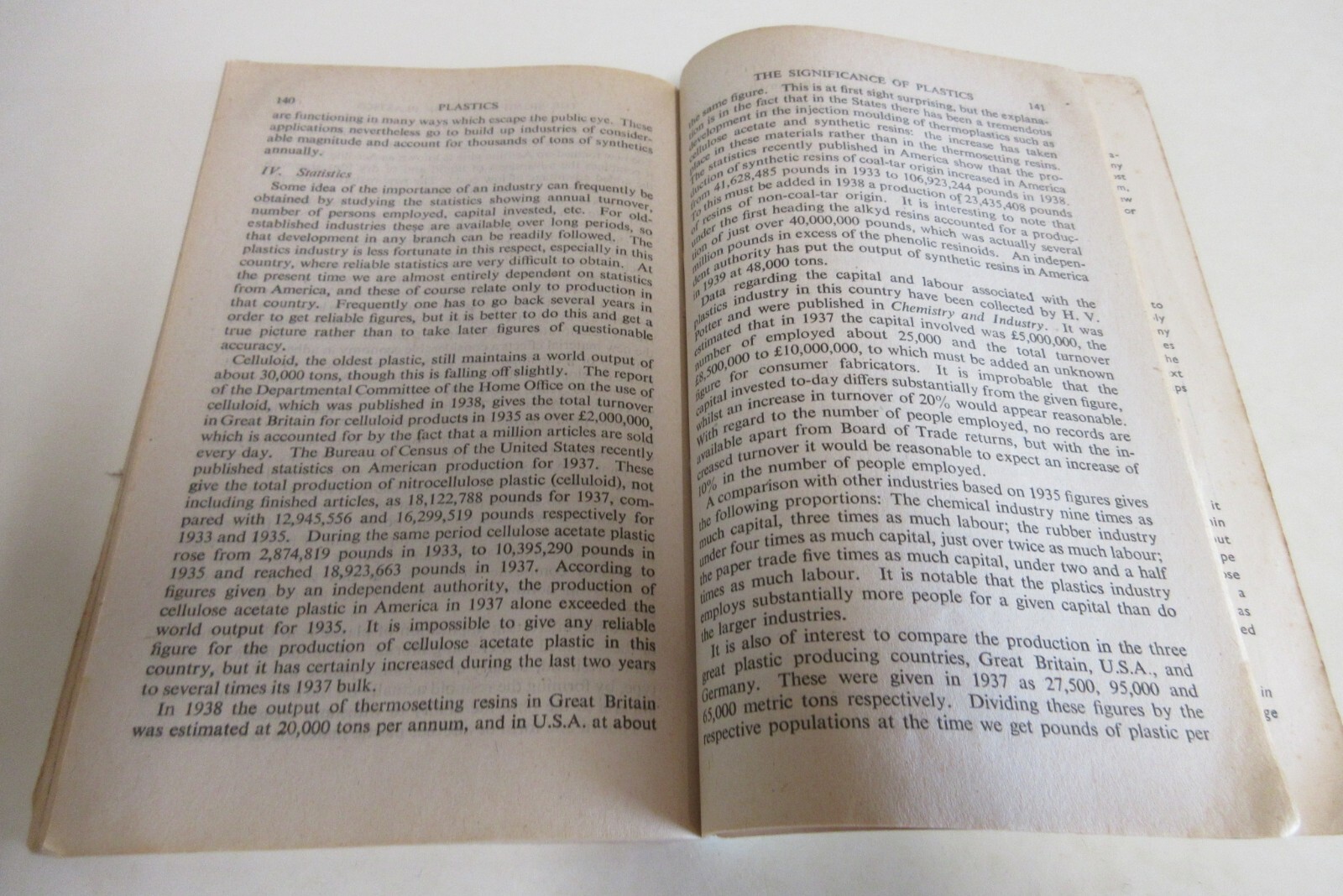 Plastics – by Yarsley and Couzens – Pelican Books – 159 Pages – Vintage – 1945