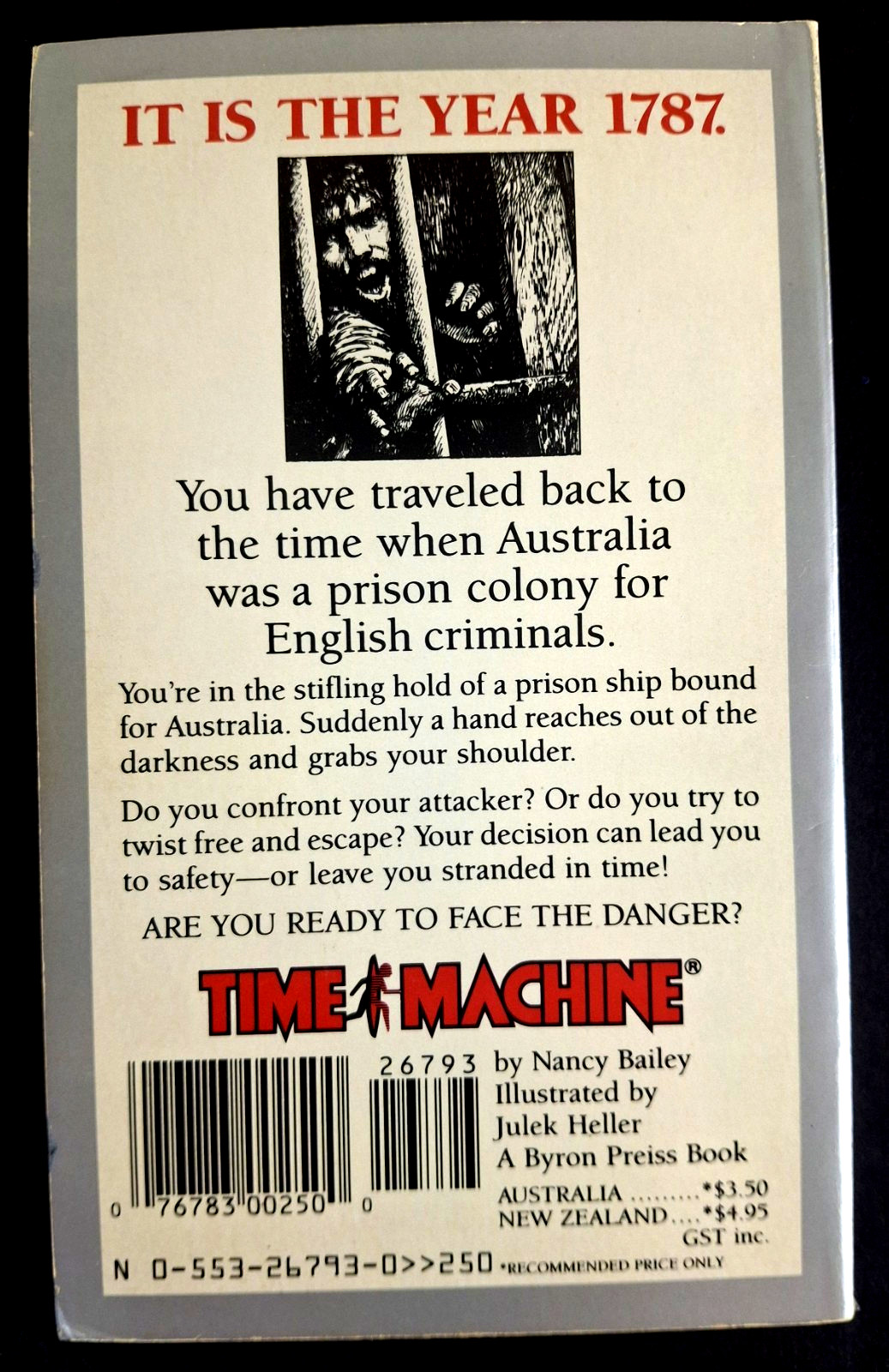 Time Machine #20: Bound for Australia Nancy Bailey CYOA 1980’s Retro