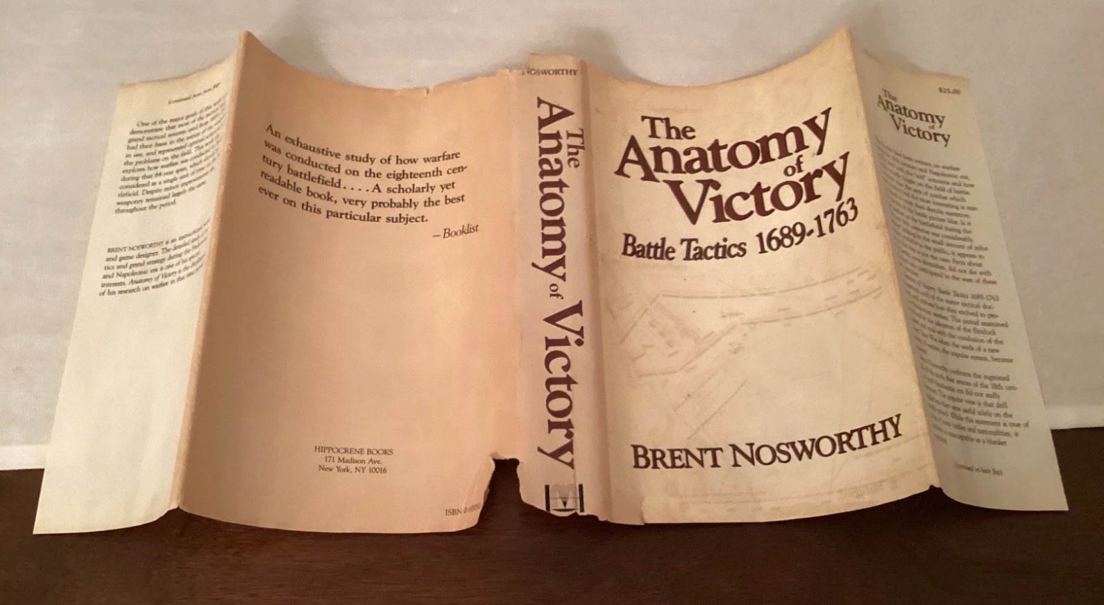 The Anatomy of Victory: Battle Tactics 1689-1763 Hardcover 1990 Brent Nosworthy