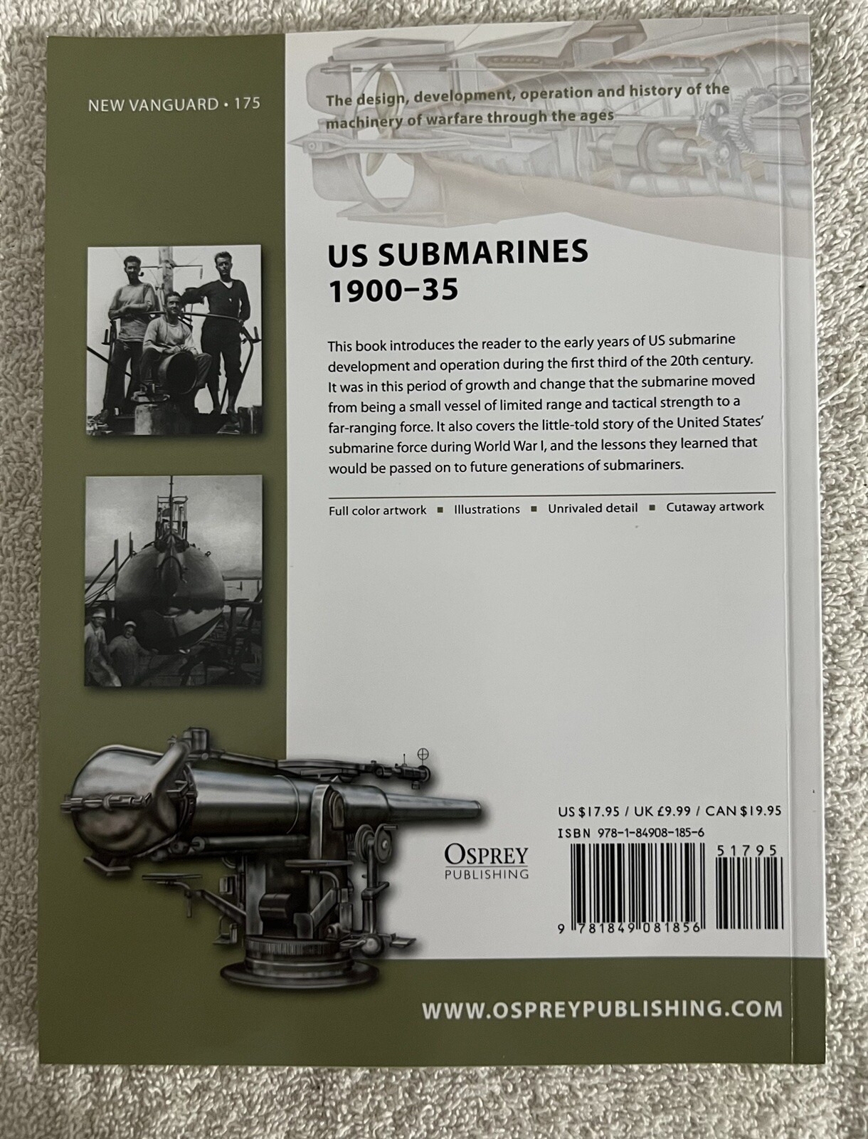 New Vanguard Ser.: US Submarines 1900-35 by Jim Christley (2011, Trade…