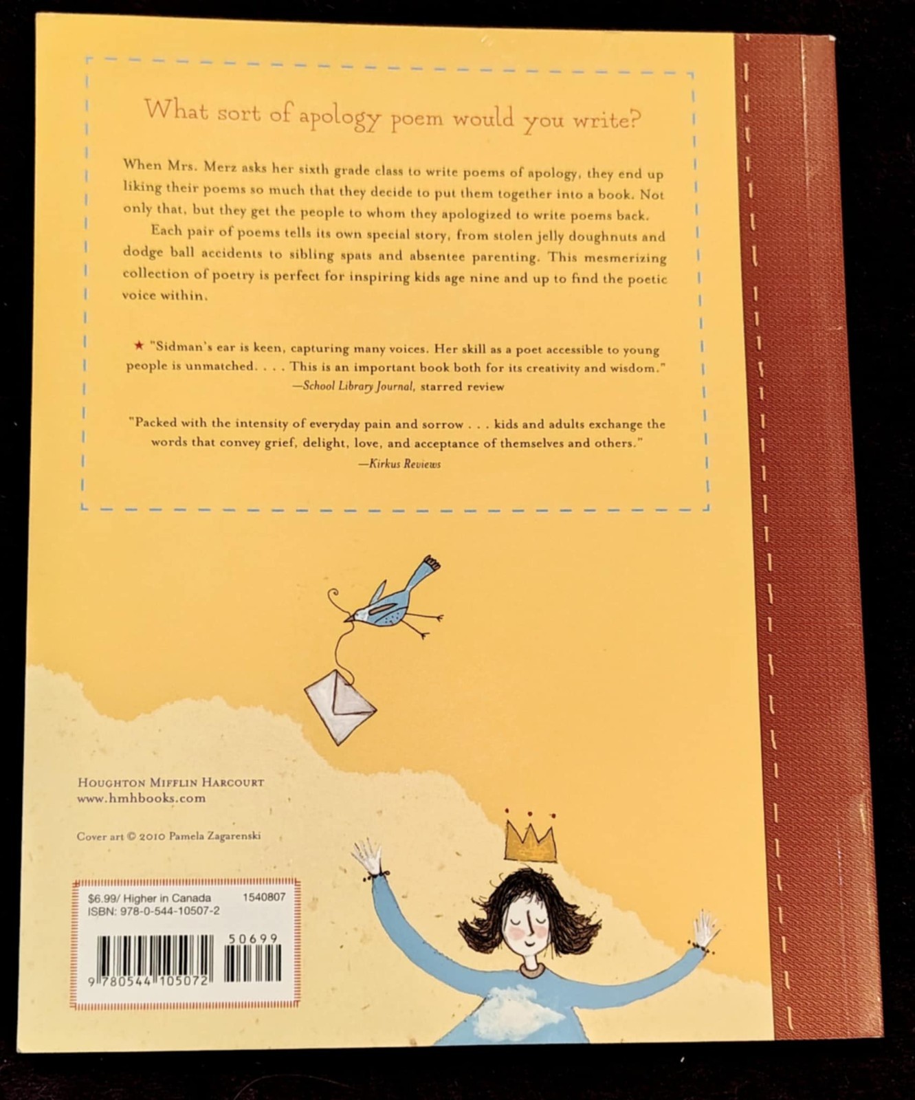This Is Just to Say: Poems of Apology and Forgiveness by Sidman, Joyce