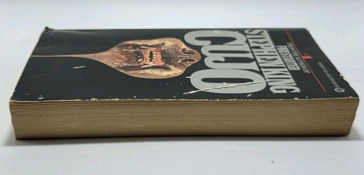 Cujo Stephen King Book August 1982 1st Signet Printing Paperback Horror Classic