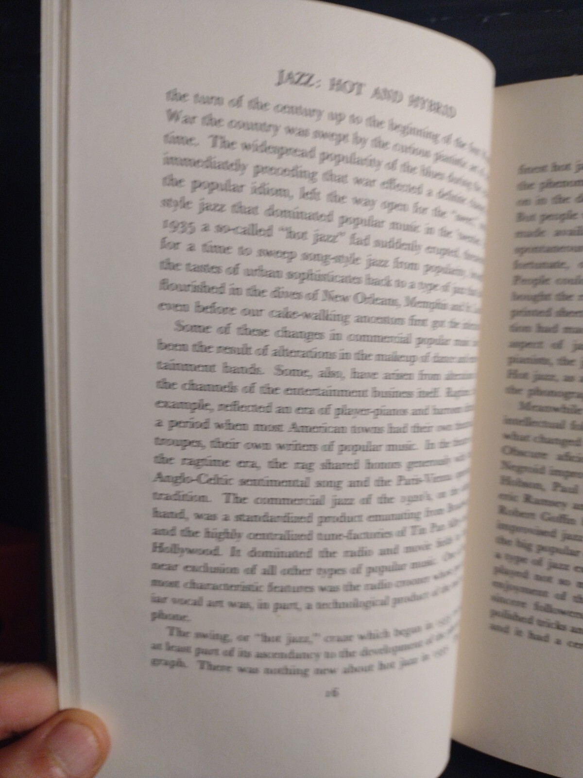Jazz, Hot and Hybrid Winthrop Sargeant 3rd Ed. Enlarged Paperback In HC EX Lib