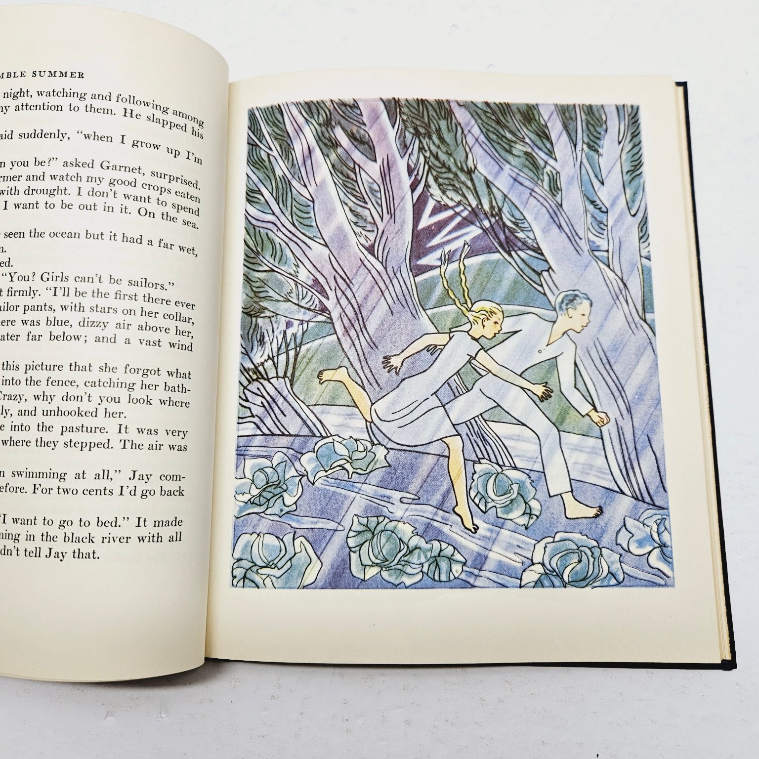Vintage 1938 Children’s Book – Thimble Summer Elizabeth Enright Illustrated HC