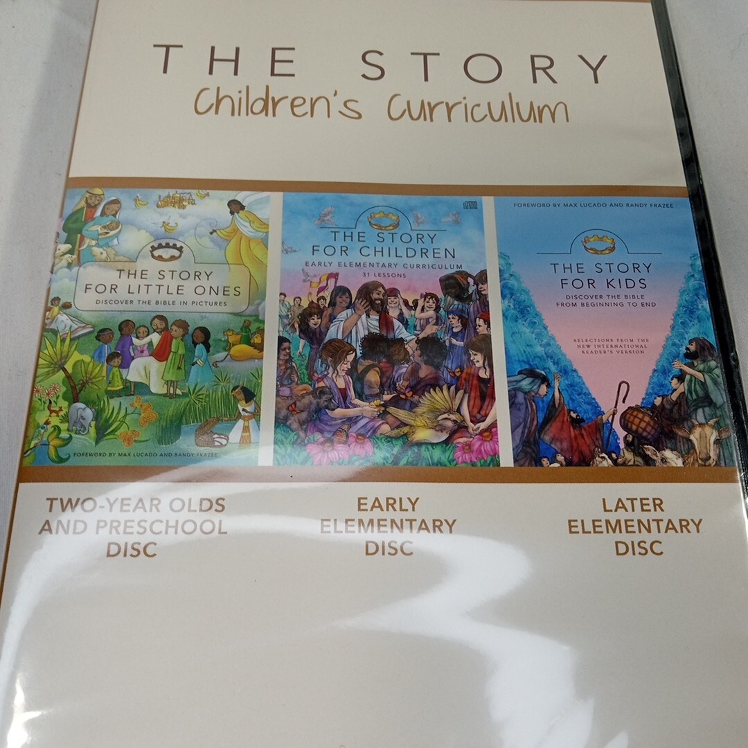 The Story Children’s Curriculum: 124 Lessons DVD – 3 Disc Set by Zondervan NEW