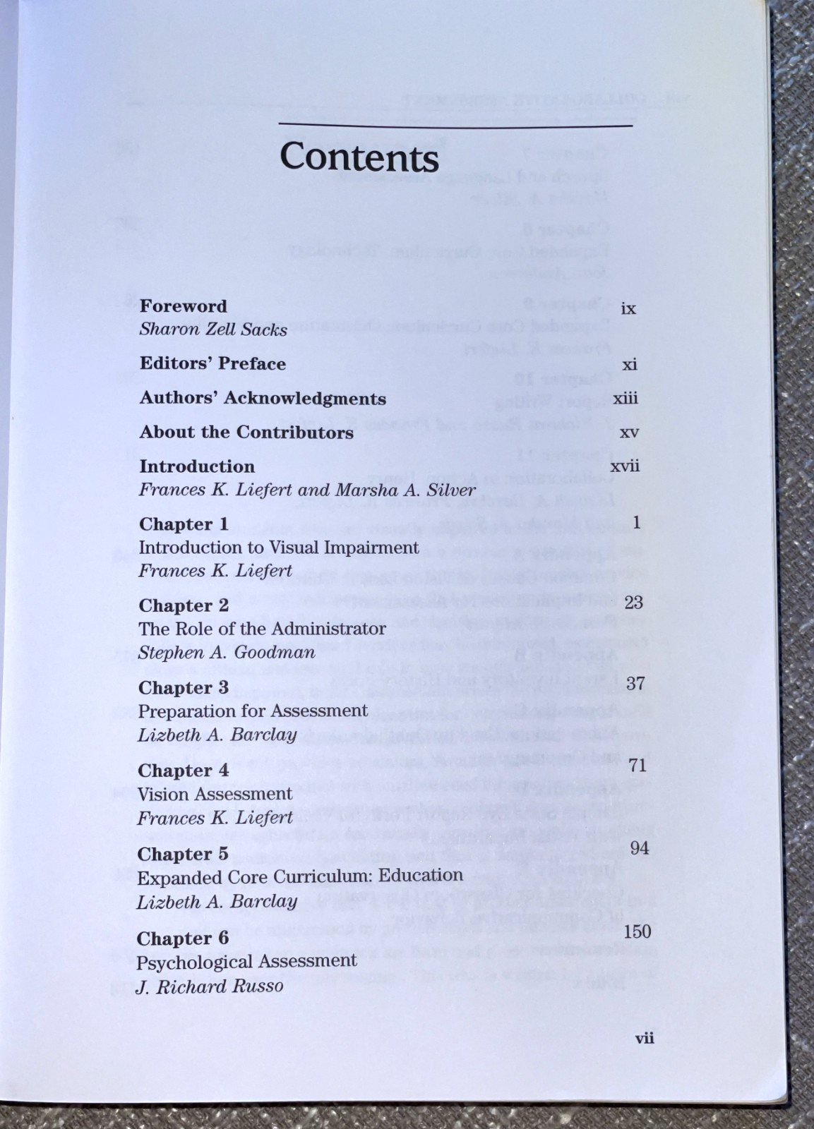 Collaborative Assessment: Working with Students Who Are Blind (Paperback, 2003)