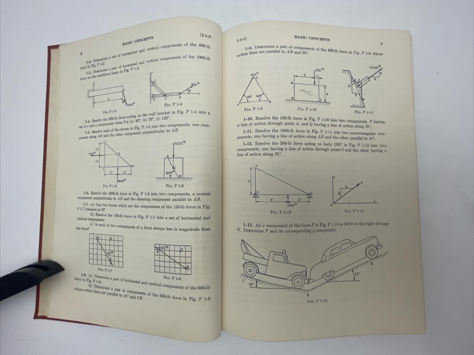 Engineering Mechanics Volume I Statics by Higdon & Stiles 1964 2nd Edition