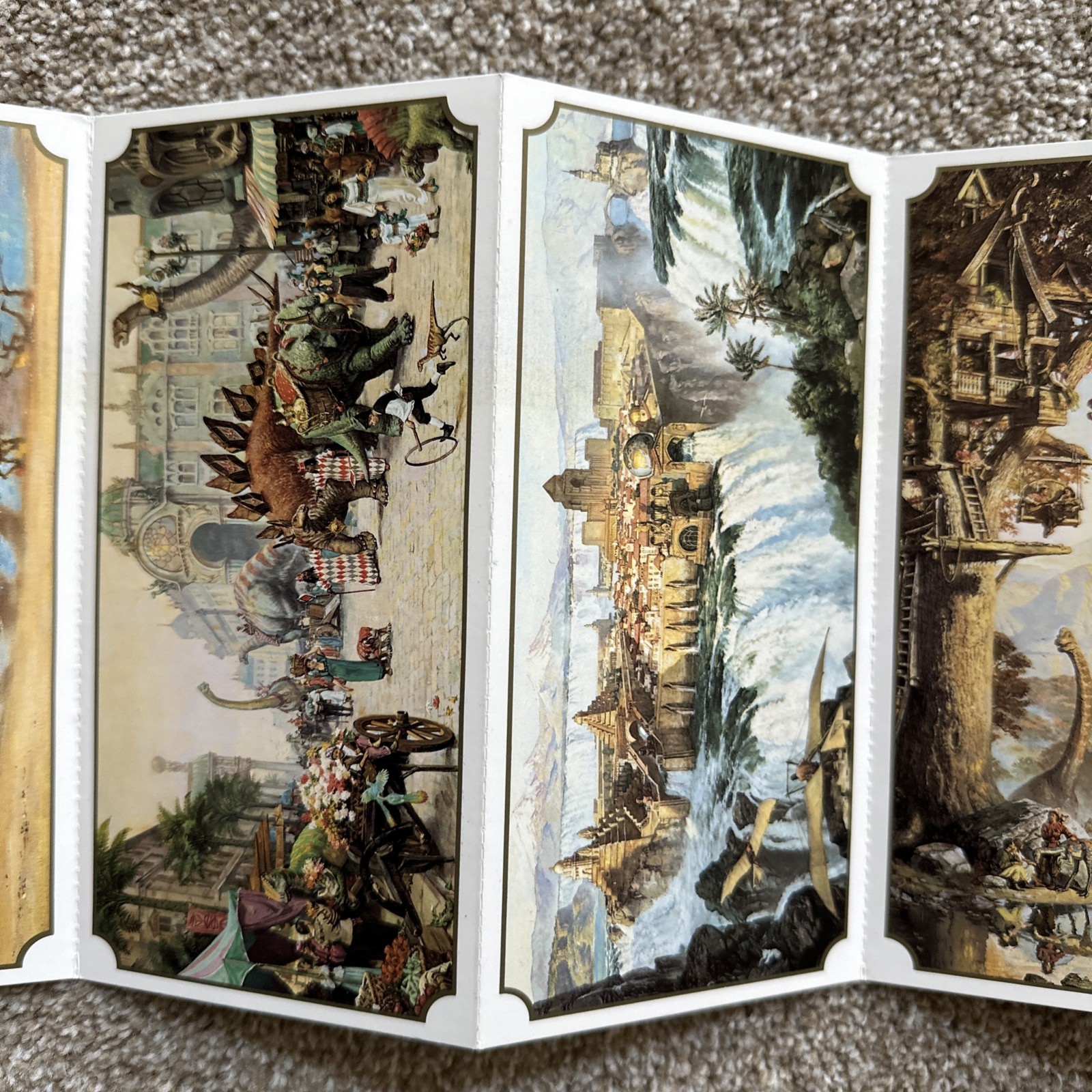 1993 Turner Publishing Inc. James Gurney’s DINOTOPIA POSTCARD BOOK “Rare”