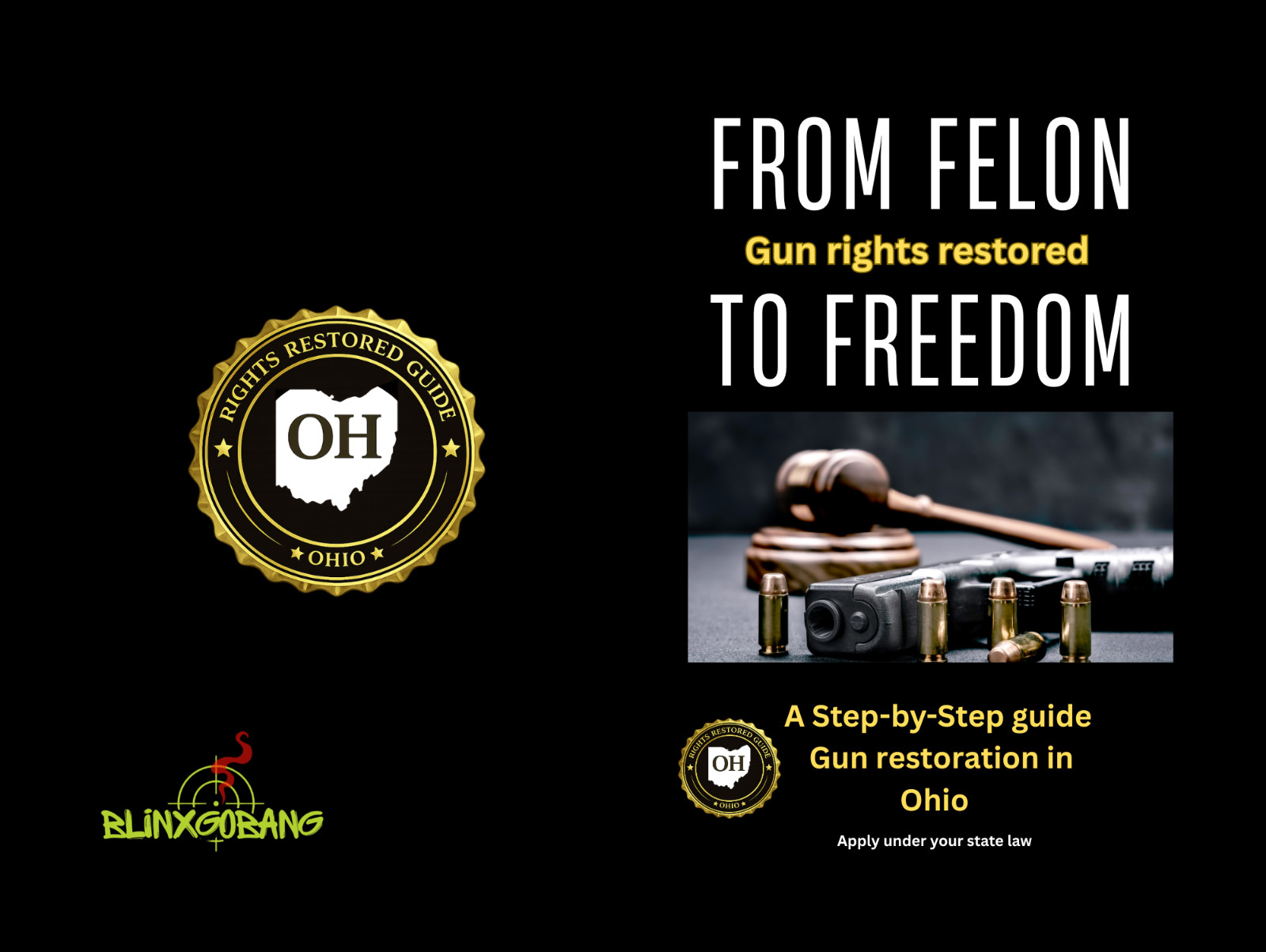 From Felon to Freedom: “Gun Rights Restored” Ohio gun rights restoration book