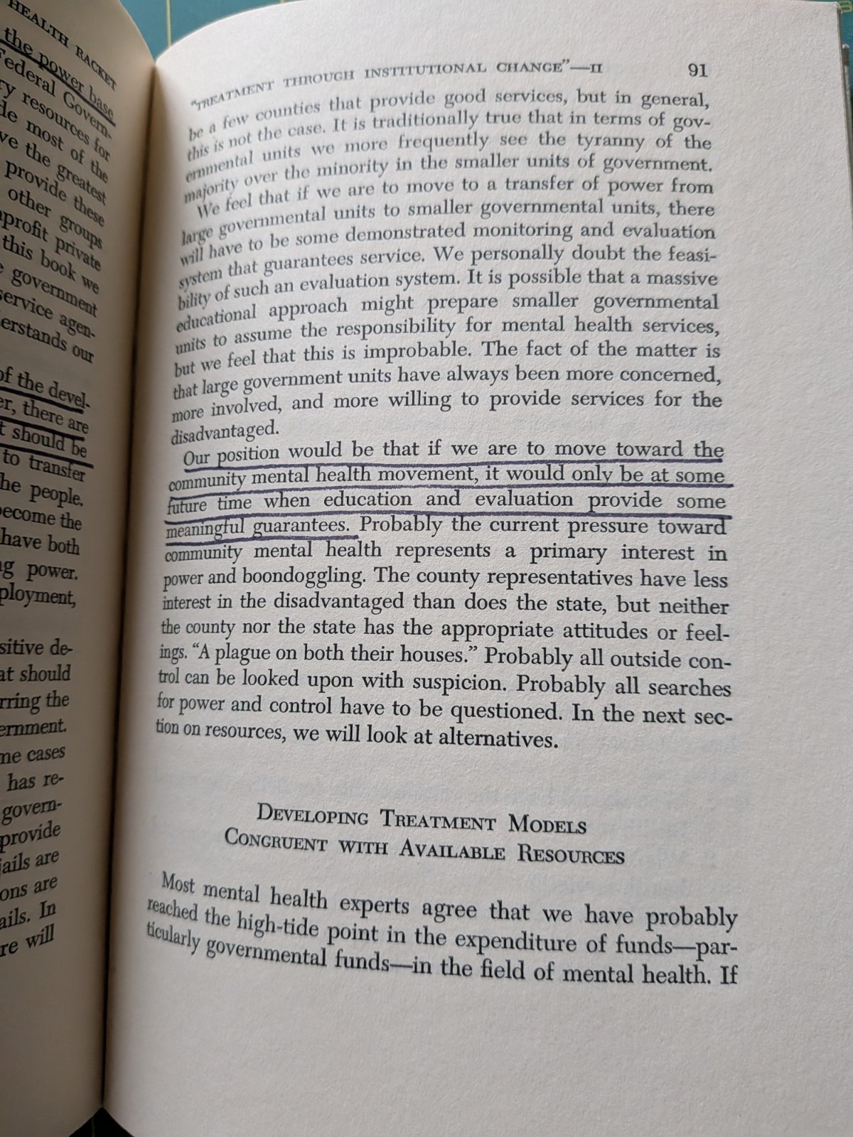 Power Greed and Stupidity in the Mental Health Racket Joseph Mehr Walter D.