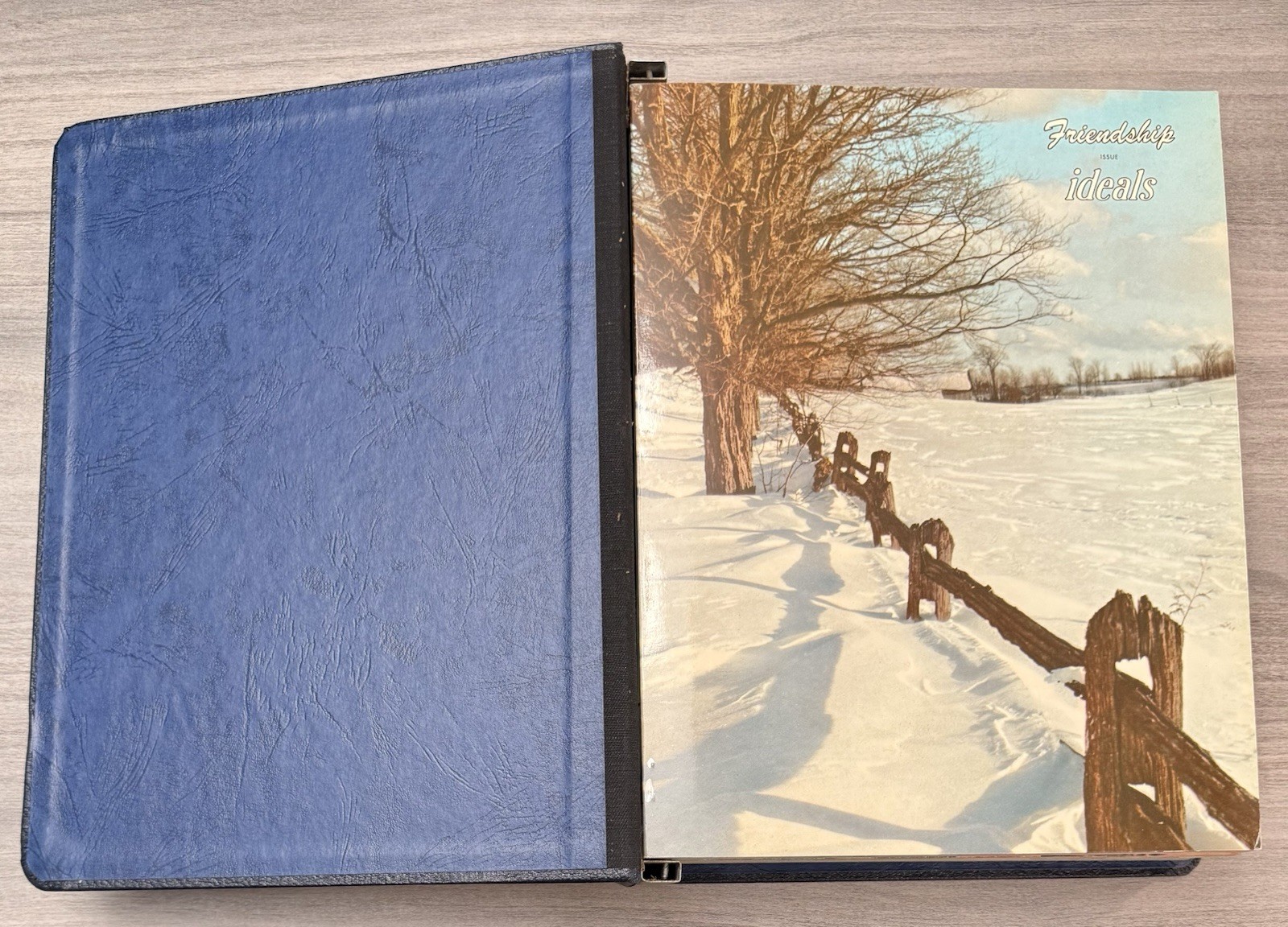 5 Huge Leather HC Binders of Ideals Magazine Lot Paperback Books 1955 – 1961