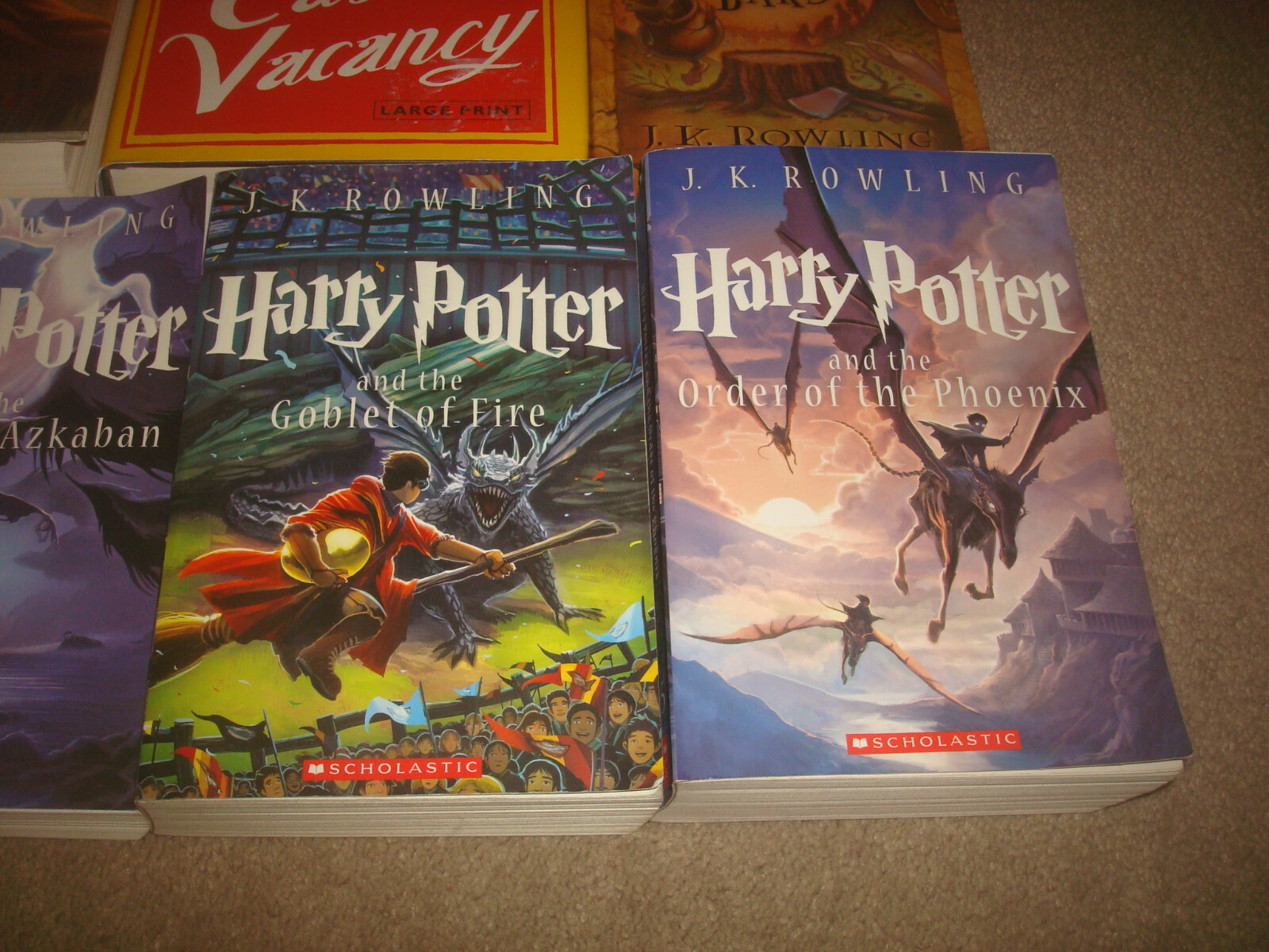 Harry Potter Book LOT Complete Series Set Beedle Bard Casual Vacancy J K Rowling