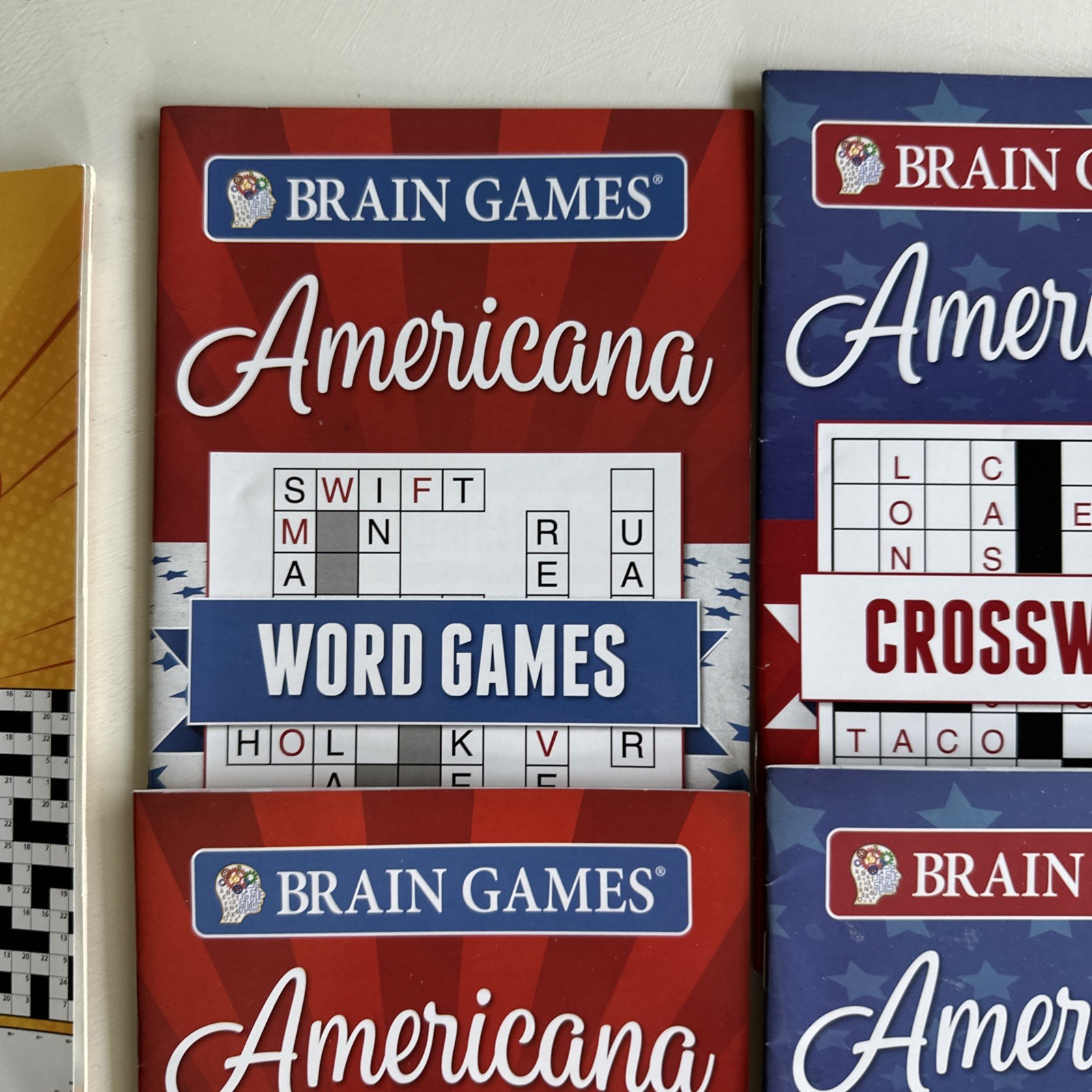 Lot of 10 Variety Puzzle Books – Crosswords, Word Find, Etc. – Dell, Kappa