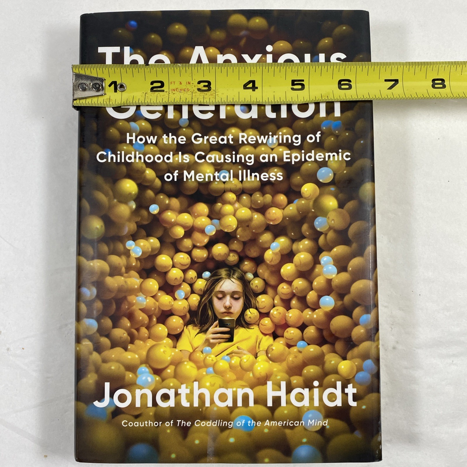 The Anxious Generation How The Great Rewiring Jonathan Haidt Penguin HC DJ 2024
